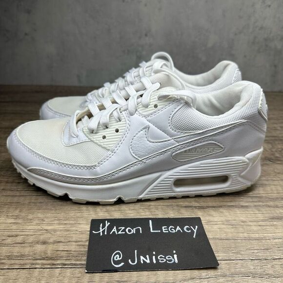 Nike Shoes - Nike~Women’s~Air Max 90 (DH8010-100) White Running Shoes Sneakers~Size 7.5